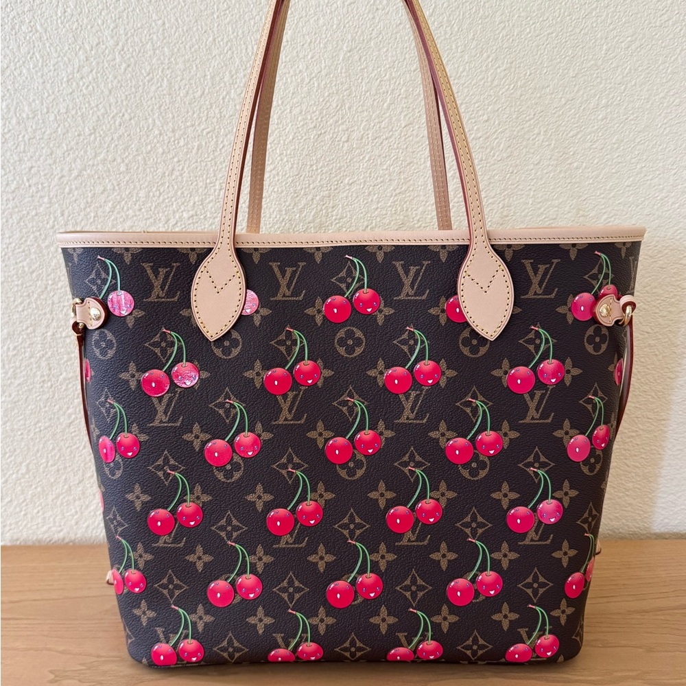 ‼️SOLD‼️ Louis Vuitton x Takashi Murakami Cherry Cerise Collection Neverfull MM